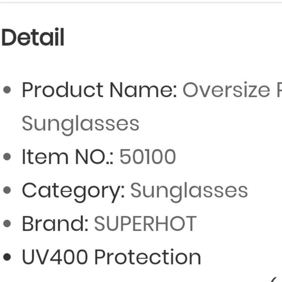 0VERSIZED PILOTS SUNGLASSES 🕶 - Picture 6 of 7